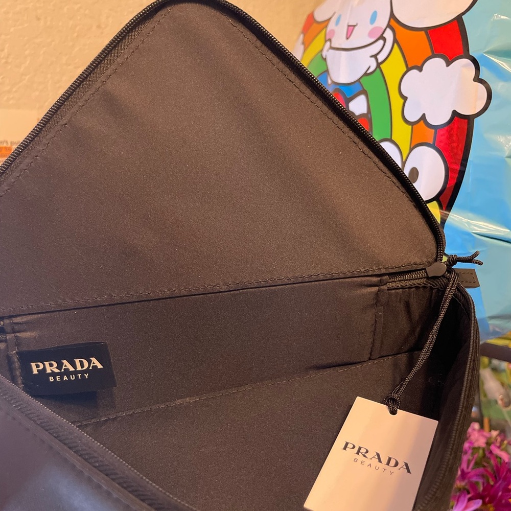 Prada Pink Triangle Pouch - Picture 4 of 14